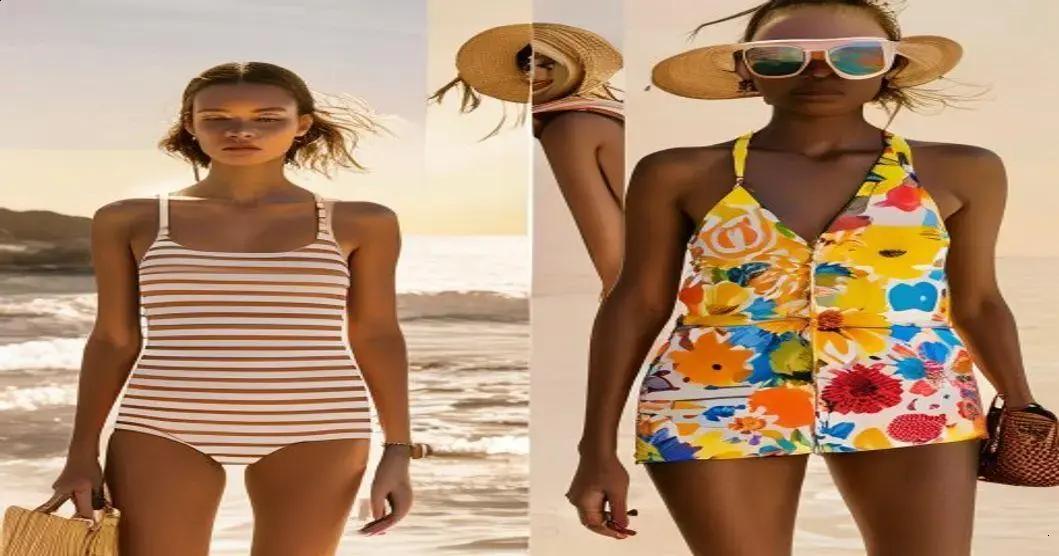 Maiô Estampado: Alegria e Estilo para a Temporada de Praia 4 estampas atemporais x estampas da estacao guia pratico de maio estampado e sugestoes com a hrefhttps - Moda Italiana - Os Blogs mais Incríveis da Web