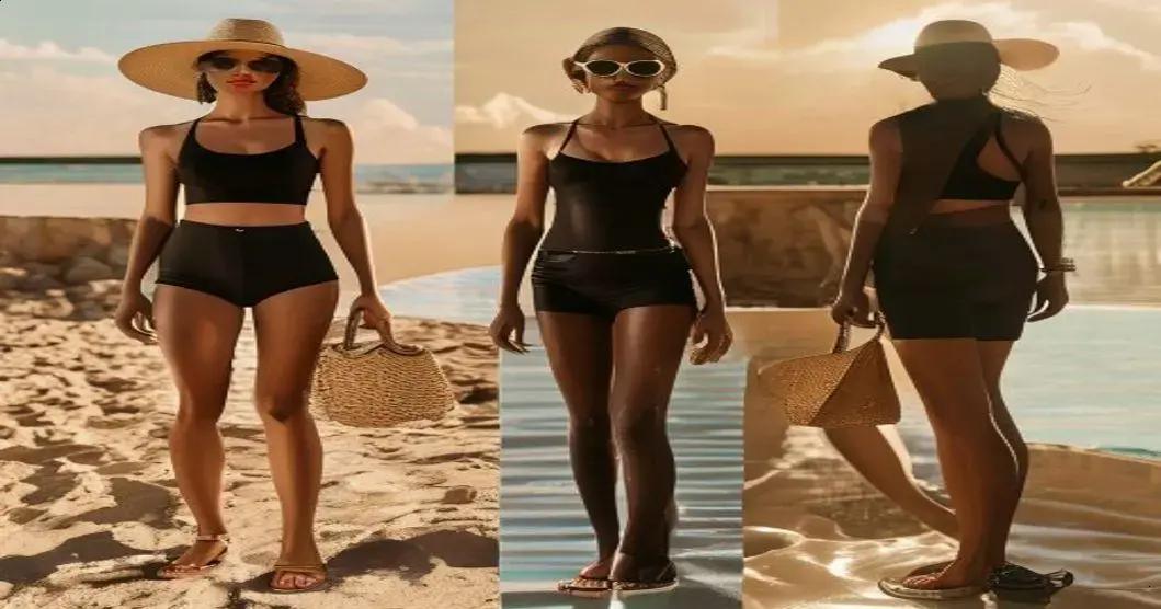 Maiô Preto: O Clássico que Nunca Sai de Moda 5 looks com maio preto para praia piscina e eventos saidas acessorios e escolha de a hrefhttpswwwparis - Moda Italiana - Os Blogs mais Incríveis da Web