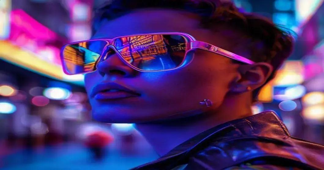 Óculos Futurista: Design Arrojado e Tecnológico 1 Óculos Futurista: Design Arrojado e Tecnológico