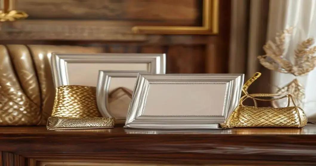 Porta-Retratos de Prata: Memórias com Luxo e Estilo 1 Porta-Retratos de Prata: Memórias com Luxo e Estilo