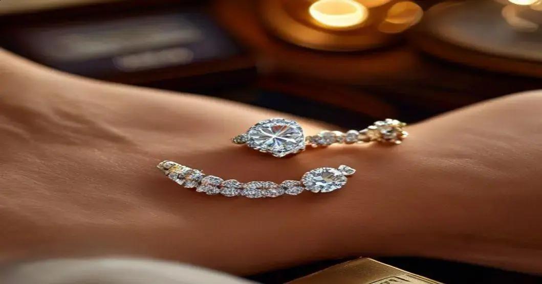 Pulseira de Diamantes: Brilho e Exclusividade para Momentos Únicos 1 Pulseira de Diamantes: Brilho e Exclusividade para Momentos Únicos