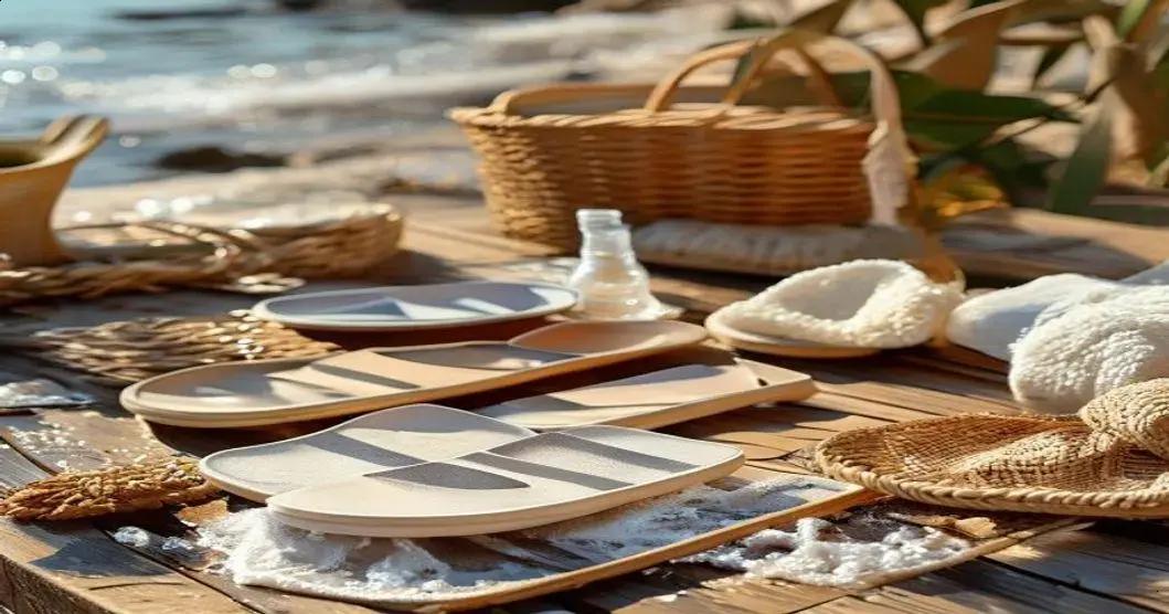 Sandália Rasteira Praia: Conforto e Estilo para os Pés 4 sandalia rasteira praia como cuidar e limpar para durar mais dicas praticas e link para a hrefhttps - Moda Italiana - Os Blogs mais Incríveis da Web