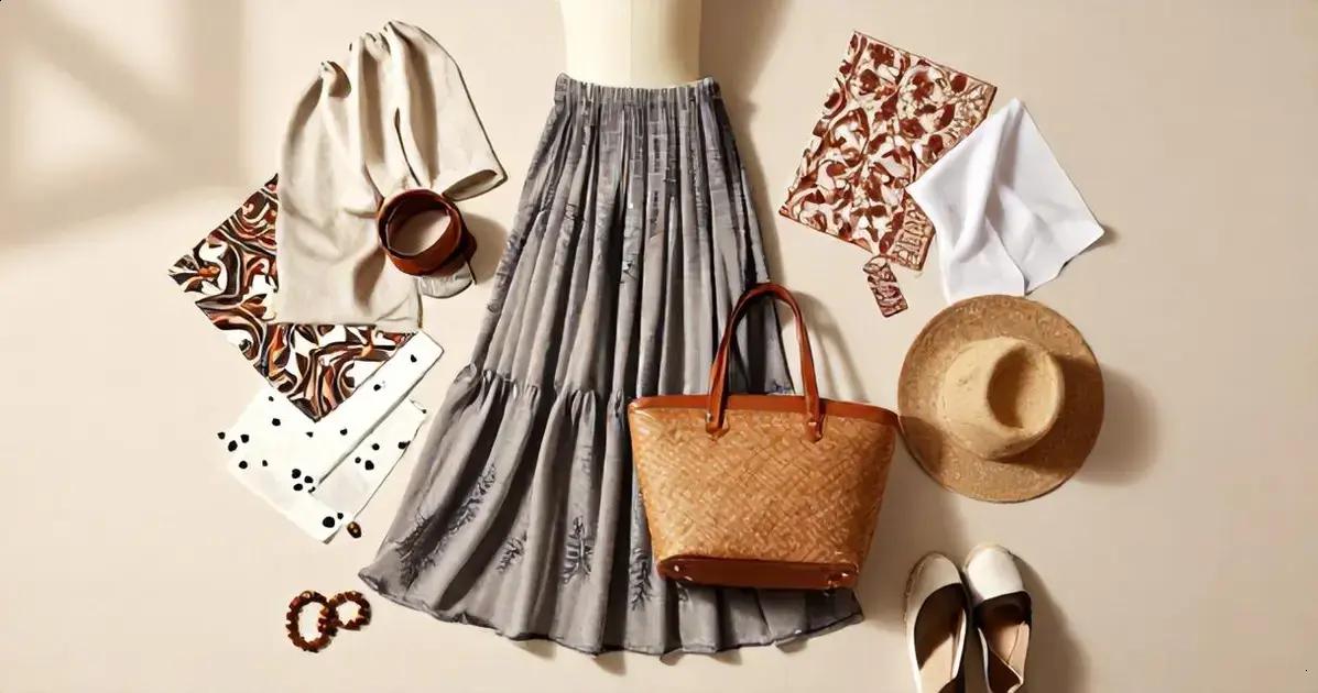 Saia Midi Boho: Conforto e Elegância Descontraída 4 tecidos estampas e caimento da saia midi boho acessorios e a hrefhttpswwwparisbolsascombrbolsa loew - Moda Italiana - Os Blogs mais Incríveis da Web